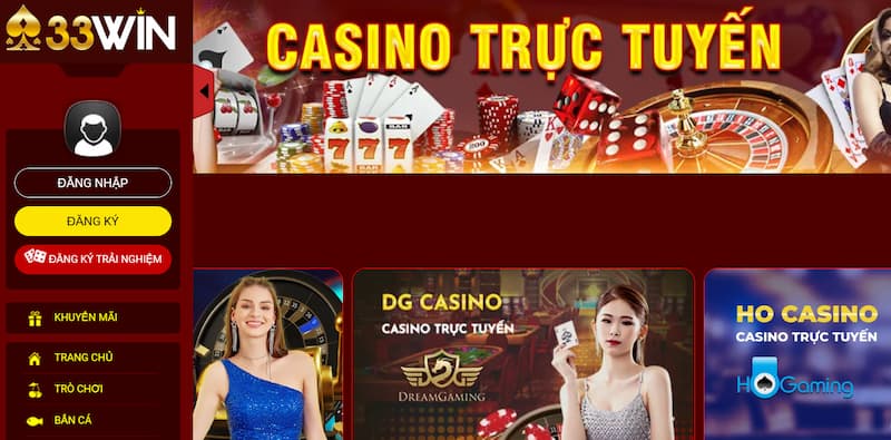 Khám phá về sảnh 33Win Casino